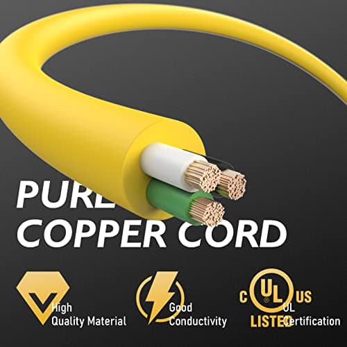TOOLIOM 30 Amp Generator Adapter Cord Power Splitter, NEMA L5-30P to 3 x 5-15R/5-20R Household Plug, ETL Listed Generator Extension Cord 125V 3750W Stow 12AWG/3C (2 FT)