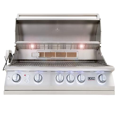 Lion L90000 40-Inch Built-in Propane Gas Grill with Rear Infrared Burner