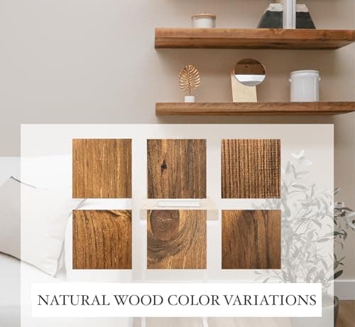 Fireplace Mantel, Distressed, Rustic, Floating Shelf, Modern, Real Wood. (48Lx6Hx8D, Provincial)