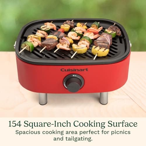 Cuisinart CGG-750 Portable, Venture Gas Grill, Red