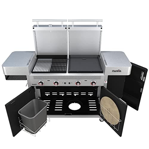 Char-Broil Medallion Series Amplifire Infrared Technology Vista 3-in-1 Stainless Steel Outdoor Kitchen - 463259423