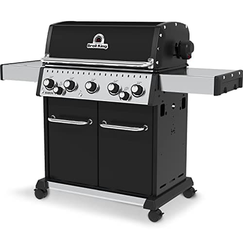 Broil King 876247 Baron 590 Pro, Natural Gas (NG), Stainless Steel, Black