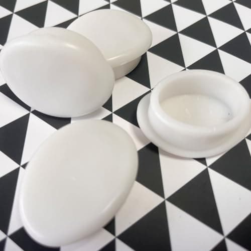 Hole Plug Kit for Generac Generators Home Use,4 Pcs Base Hole Adapter for Generac Whole House Air Cooled Generators,White