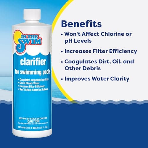 In The Swim Opening Kit and Chlorine Bundle - Pre-Measured Opening Kit for Easy Use - 25 Pound Bucket of 3-Inch Stabilized Chlorine Tablets - Inground and Above Ground Pools Up to 15,000 Gallons