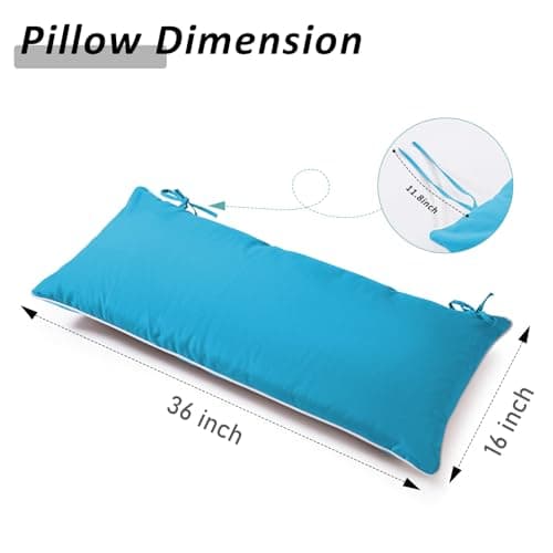 36 inch Hammock Pillow for Net Company,Extra Large Outdoor Hammock Pillow with Ties