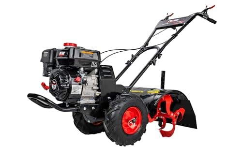 Pulsar 212cc 20-Inch Gas Powered Rear Tine Tiller with Forward/Reverse