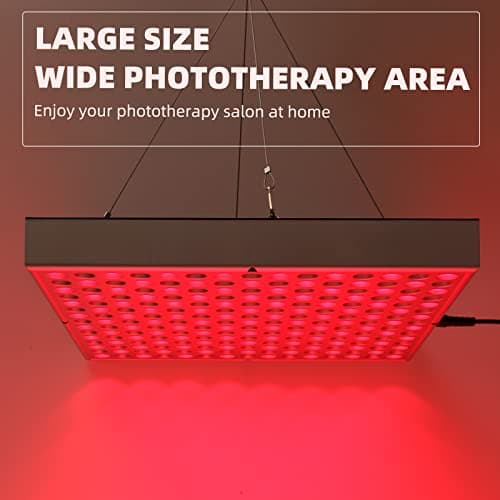 LED Red Light Therapy Device - 45W LED Panel Deep 660nm & 850nm Light Combo for Skin Beauty, Muscle & Joint Pain Relief