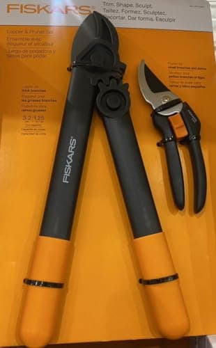 Fiskars 2 Piece Garden Shears and Pruner Set