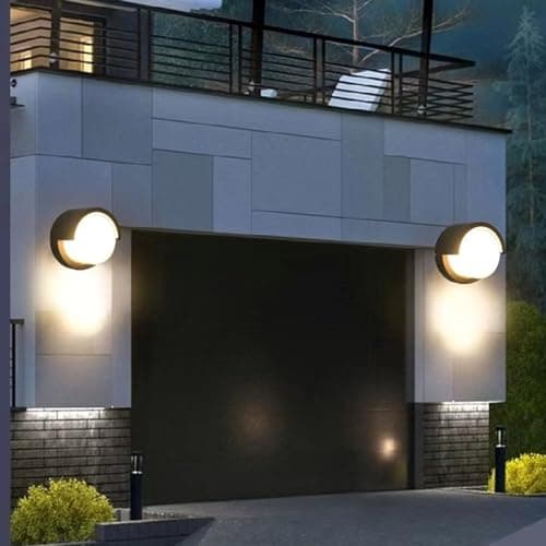 Outdoor Wall Lights 1800 Lumen Porch Light Wall Mount 3000K Modern Exterior Lighting Fixtures Sconces for House Outside 4 Pack(Warm)