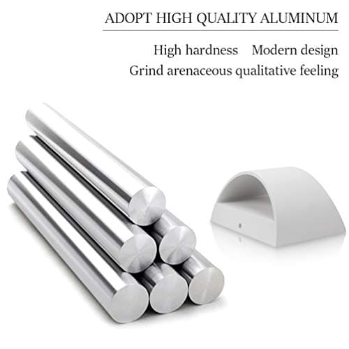 Aipsun Indoor Aluminum Modern LED Wall Sconce Hardwired Interior Wall Lights Set of 2 Up and Down Wall Mount Light for Living Room Bedroom Hallway Corridor Cool White 6000K(with G9 Bulbs)