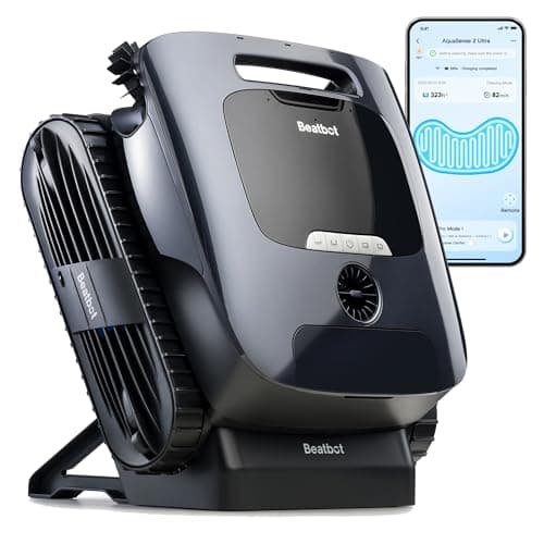 Beatbot AquaSense 2 Ultra Cordless Pool Vacuum Robot for Complex Pools, Pool Mapping with AI Camera, 5-in-1 Cleaning, Smart Surface Parking, Water Surface Cleaning, Water Clarification – Midnight Blue