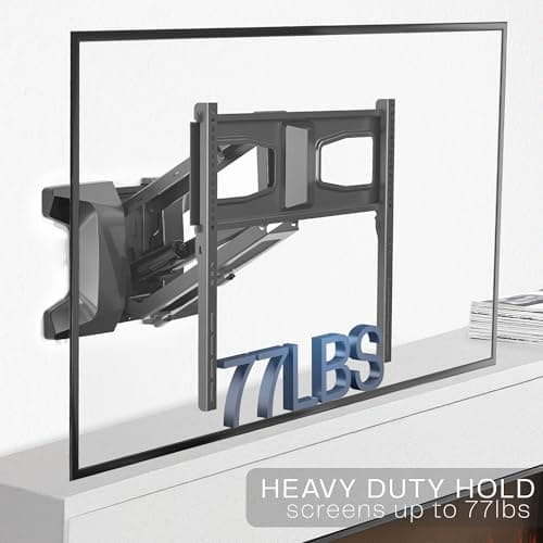 MOUNT-IT! Motorized Fireplace TV Wall Mount | Remote Control Electric Pull Down Mantel Mounting Bracket, Up to 77 Lbs Weight Capacity, Height Adjustable, Swivel, VESA 600x400 Compatible