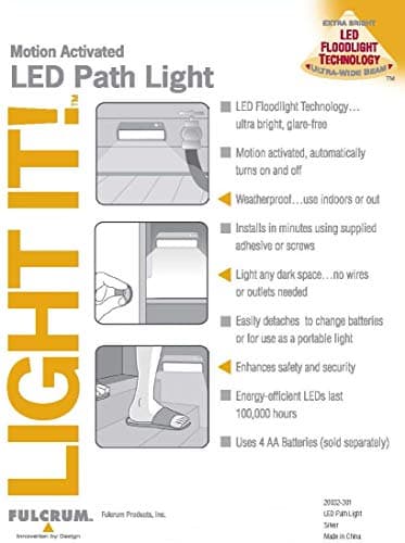 LIGHT IT! by Fulcrum, 20032-307 LED Path Light, Bronze, Single Pack
