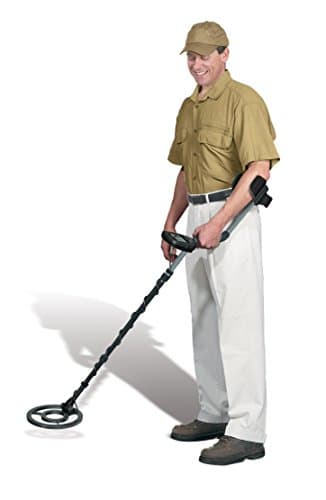 Teknetics Alpha 2000 Metal Detector for Beginners with Lightweight Design, Adjustable Sensitivity, Waterproof 8-Inch Searchcoil, Ideal for Coin and Relic Hunting