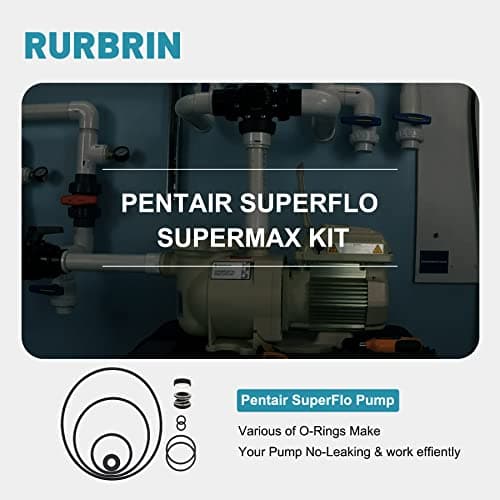 PS-200 Pump Seal & O-Ring Rebuild Repair Kit Compatible with Pentair Super-Flo, Super-Max Pump Kit 111, wtih Water Slinger