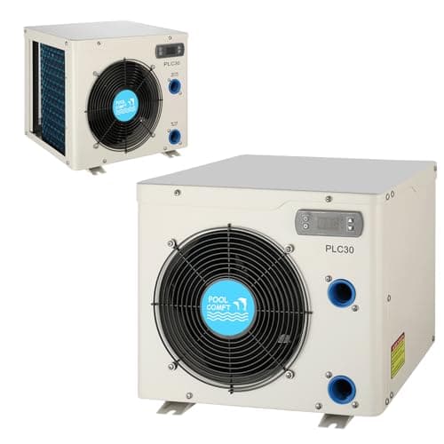 11000BTU Above Ground Pool Heater, Electric Swimming Pool Heat Pumps for Pools up to 2000 gallons, Fits 9/11/15 Foot Pool and Spas, 120V/60Hz, PLC30