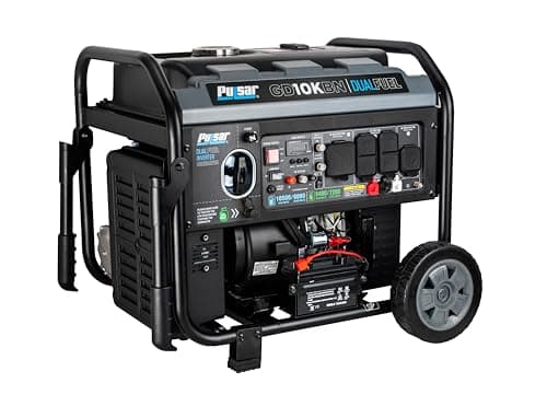 Pulsar 10500W Dual Fuel Portable Inverter Generator for Residential and Camping Use GD10KBN