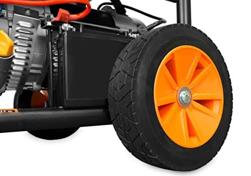 WEN 11,000-Watt 120V/240V Dual Fuel Portable Generator with Wheel Kit and Electric Start (DF1100T)