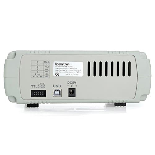 Koolertron Upgraded 15MHz DDS Signal Generator Counter,High Precision Dual-Channel Arbitrary Waveform Function Generator Frequency Meter 200MSa/s (15MHz)