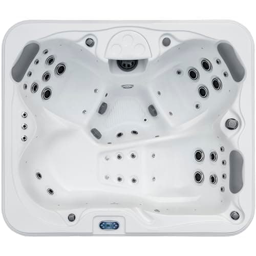Excellence Outdoor Hot Tub, FIts 4 Adults, Indoor Outdoor Hot Tub, 41 Jets, Cover Included, Lounger Spa, Bluetooth Stereo, LED Water Fall, Wellness Tool, Aqualife by Strong Spas
