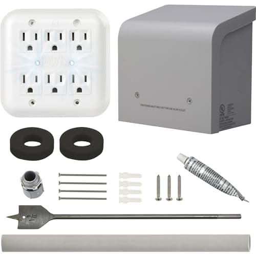 Reliance Controls Corporation WKPBN30 Portable Generator Through-The-Wall PWR Transfer Kit, No Size, EMW3790037