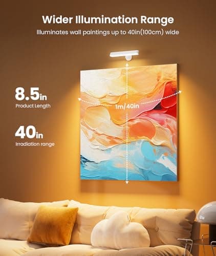 Wall Sconce with 7500mAh Rechargeable Battery LED Wall Light for Bedroom with Remote Control, 3 Colors Wireless Wall Lamp 360° Rotate Dimmable Brightness with 15 RGB Colors,White,1Pack