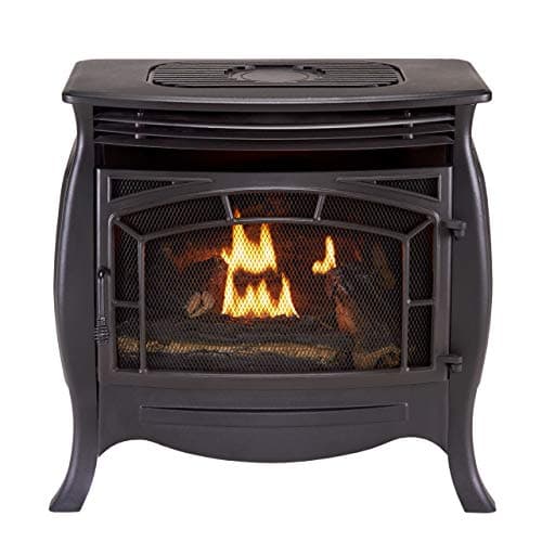 Duluth Forge Dual Fuel Vent Free Gas Stove - Model FDSR25, 26,000 BTU, Matte Finish, Remote Control