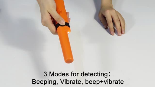 Kuman Pin pointer Water Resistant Metal Detectors with Holster Treasure Hunting Unearthing Tool Accessories Buzzer Vibration Automatic Tuning KW30