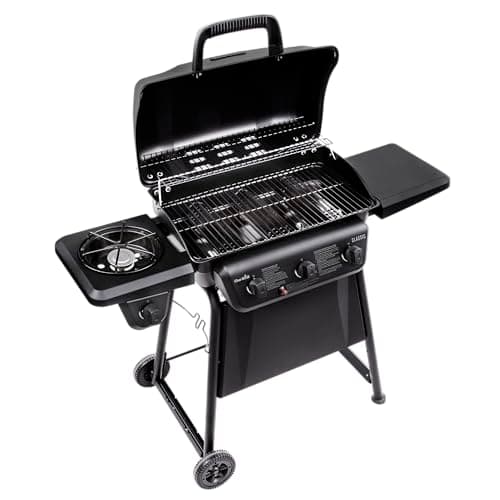 Char-Broil® Classic Series™ Convective 3-Burner with Side Burner Propane Gas Stainless Steel Grill - 463773817-P2