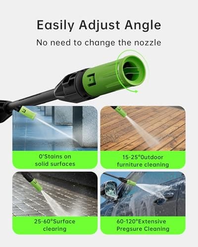 Pressure Washer, 4200PSI 2.6 GPM Power Washer with Foam Cannon 23FT Hose PATOOLIO Electric High Pressure Washer for Fences, Patios, Decks, Patios and Cars Powerwasher