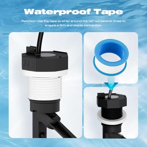 Hayward Flow Switch, GLX-FLO-RP for Hayward Goldline Aquarite Salt System Pool Flow Sensor Suitable Hayward Salt Cell and Chlorine Generator with 15ft Cable Pool Flow Switch