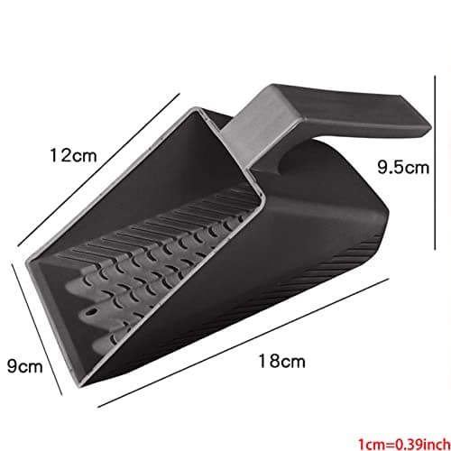 Aquarium Fish for Gravel Sand Scoop Shovel Scraper Cleaning Pan Gray Aquarium Sand
