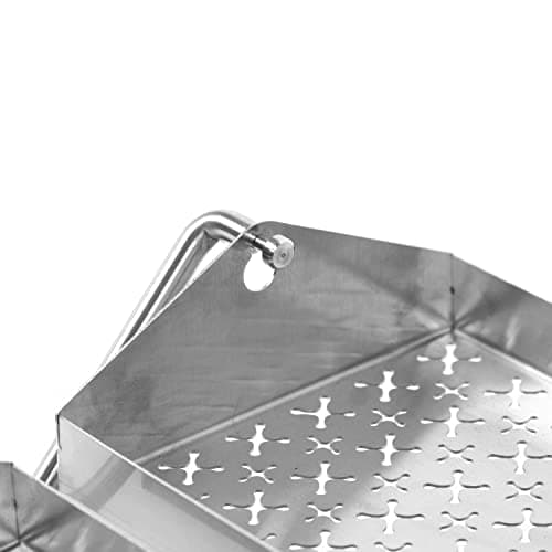 BBQGUYS Signature Rib Rotisserie Rotating BBQ Grill Trays - BBQ-RRW