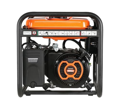 4500 Watt Portable Generator 4 Stroke 233 cc Engine Gas Powered Open Frame