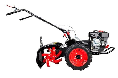 Pulsar 20-Inch Gasoline Powered Rear Tine Tiller with Variable Speed and Rotating Handle
