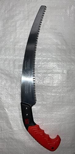 Kanzawa Samurai Ichigeki Pruning Saw 330mm C-330-LH with Ergo Grip (Orange) w/sheath Made in Japan