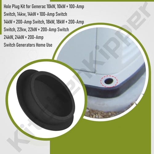 Hole Plug Kit for G-enerac Generators Home Use丨Base Hole Adapter for Whole House Air Cooled Generators - Preventing Damage to The Generator
