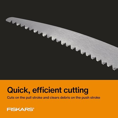 Fiskars Pole Saw Blade Replacement for Fiskars Pruning Saws and Tree Pruners, 15" Blade with Woodzig Chainsaw-Style Tooth Design