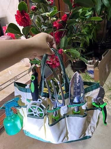 Gardening Tools.Gardening Hand Tools, Gardening Tools, 8 Piece Set Heavy Duty, Gardening Tools Set with Non Slip Rubber, with Garden Kit.