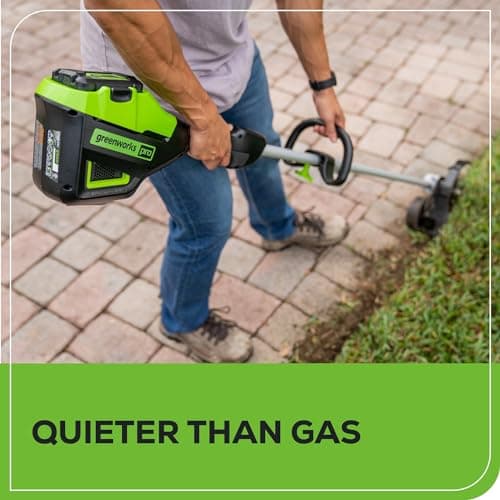 Greenworks 60V 8" Brushless Cordless Edger, 2.0 Ah Battery and Charger Included