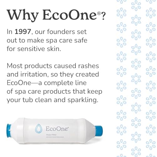 EcoOne | Hot Tub Chemical Maintenance & Supply Kit | Spa Shock, Conditioner & Purification Kit | Contains Oneshock Chlorine Granular, SPA Monthly Conditioner & Filter Cleanser | 3 Month Supply
