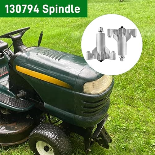 130794 Spindle Compatible with Craftsman LT1000 LT2000 DYT4000 42" Deck Tractor, HU, Poulan Pro Riding Mower, Replace 532128285 532130794 532133172 2-Pack