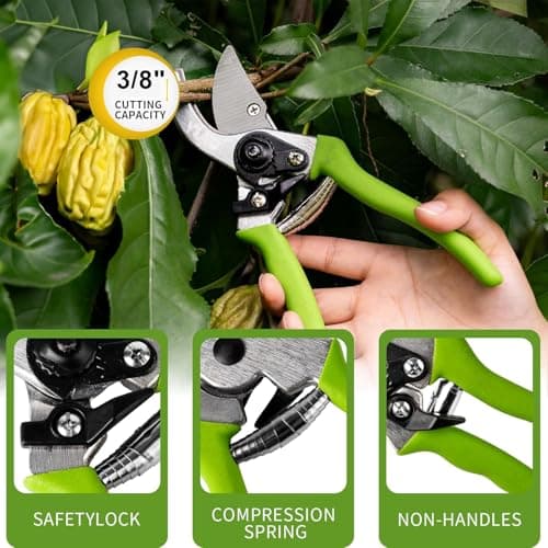 Loppers for Tree Trimming, Heavy Duty Branch Cutter Pruning Shears Set, Labor Saving and Durable Garden Clippers, Pruning Shears for Gardening Plants, Flowers and Tree Trimmer