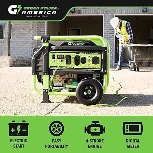 Portable Generator 12000 Watt,Gasoline Powered,Electric Start