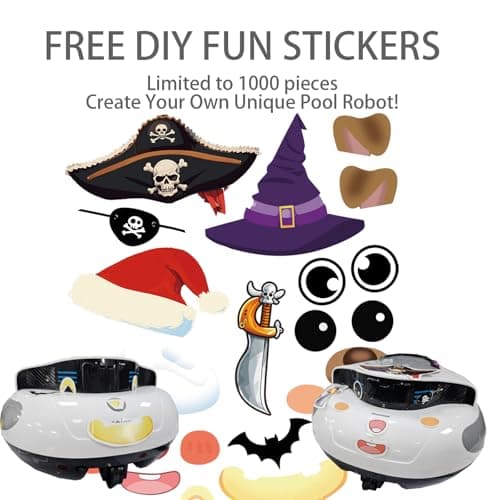 PoolPure Aquaguard SE II 2025 Upgrade Cordless Robotic Pool Cleaner with 120-Min 5000mah Big Battery