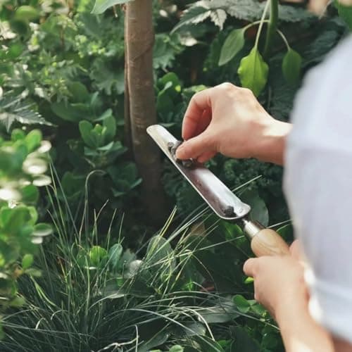 Narrow Garden Shovel,Stainless Steel Hand Garden Trowel for Piking and Transplanting, Long Handle Trowel,for Garden,Lawn,Farmland,Block Paving Weed and Fertilization.