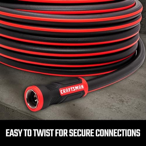 Craftsman Heavy Duty Professional Grade Garden Hose, 50 Feet x 5/8 Inch