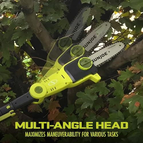 Sun Joe GTS4001C Garden Tool System, (Hedge Trimmer, Pole Saw, Leaf Blower)