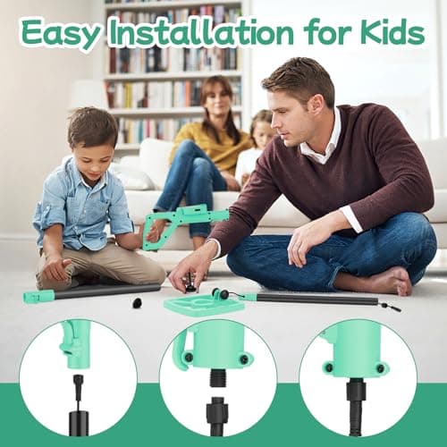 OMMO Metal Detector, Rechargeable Built-in Battery Kids Metal Detector with Funny LCD Display, Adjustable Metal Detectors for Kids with IP67 Waterproof 6.5” Search Coil for Exploring Outdoor