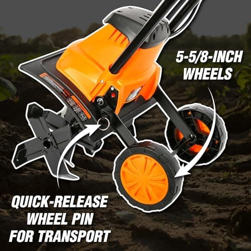 WEN Electric Tiller and Cultivator with 14-Inch Tilling Width and 10-Amp Motor (TC1014)